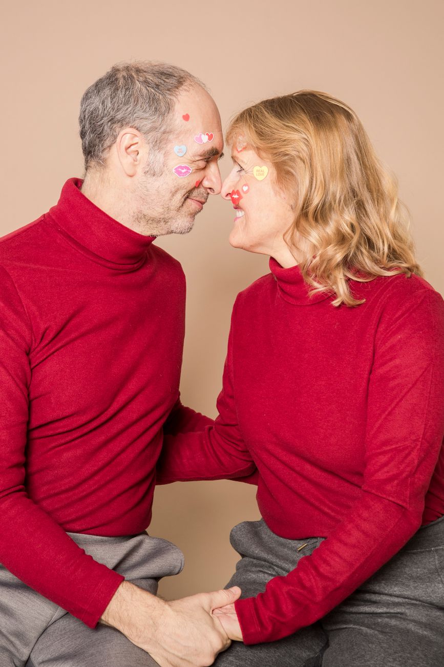 Pareja abrazada