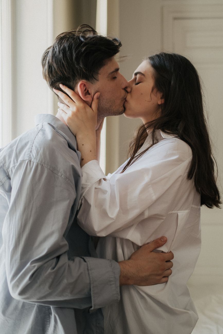 Pareja abrazada