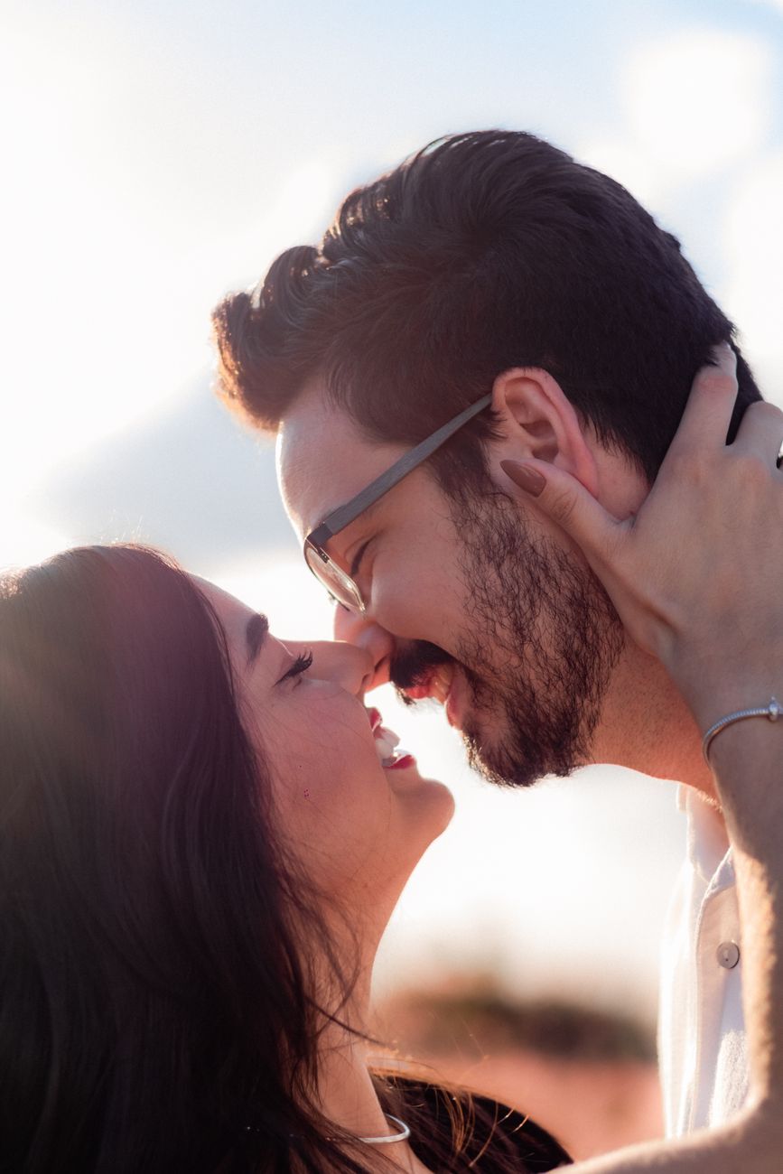 Pareja abrazada