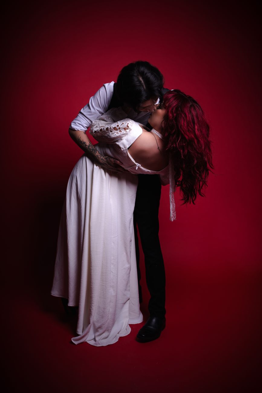 Pareja abrazada