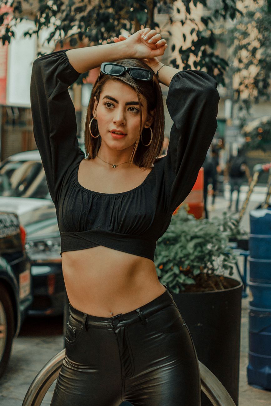 Mujer joven y seductora